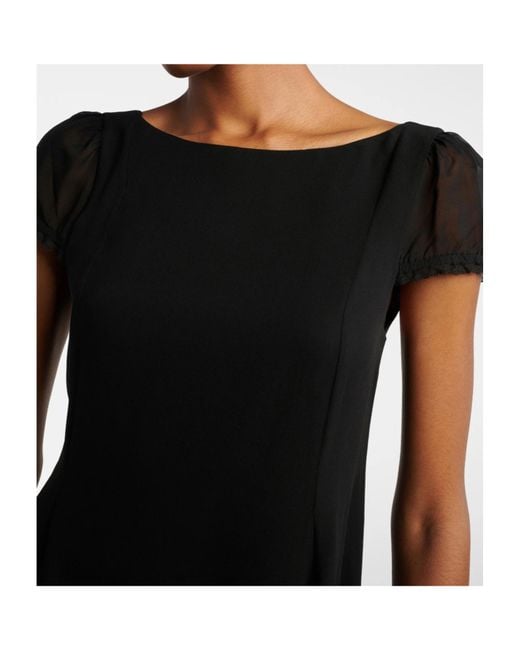 Posse Black Lace-Trimmed Dress