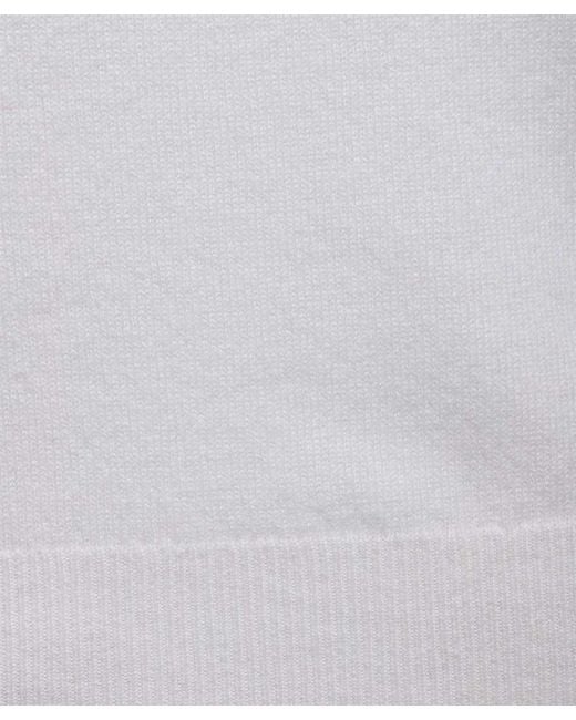 Zegna White High-Neck Long-Sleeved Sweater for men