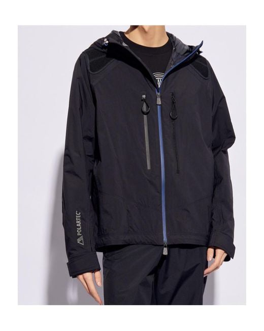 Moncler Blue Light Jackets for men