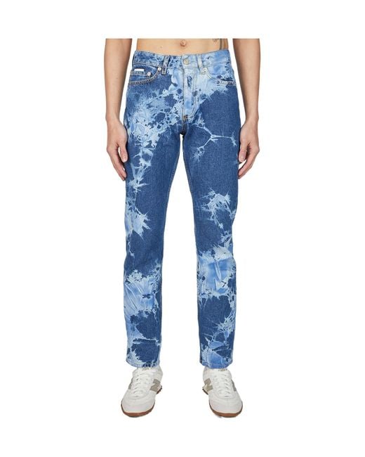 Eytys Blue Five-Pocket Denim Trousers for men