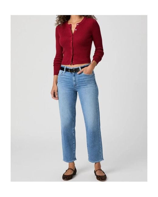 PAIGE Blue Mason Ankle Jeans