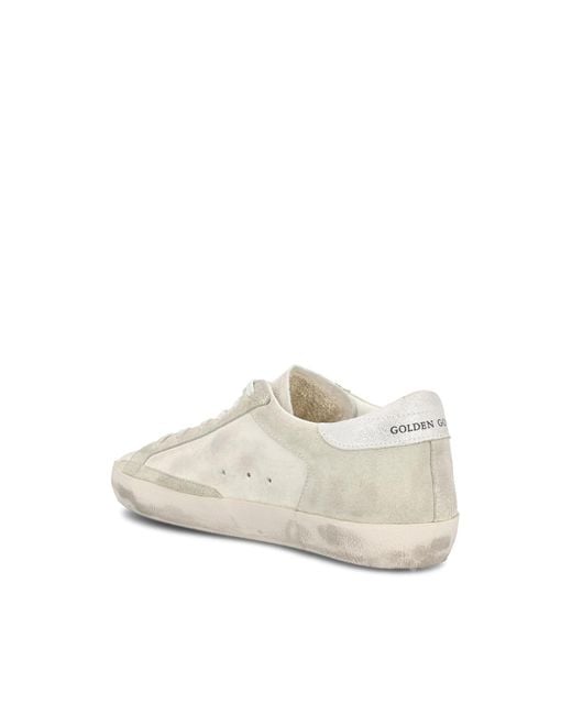 Golden Goose Deluxe Brand Natural Super Star Embellished Sneakers