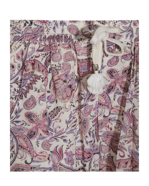 Isabel Marant Multicolor Isabel Marant Étoile Printed Drawstring Trousers