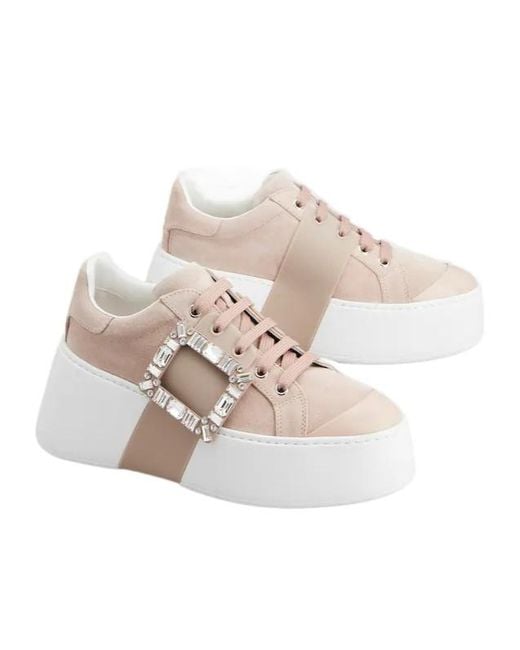 Roger Vivier Multicolor Viv' Skate Sneakers