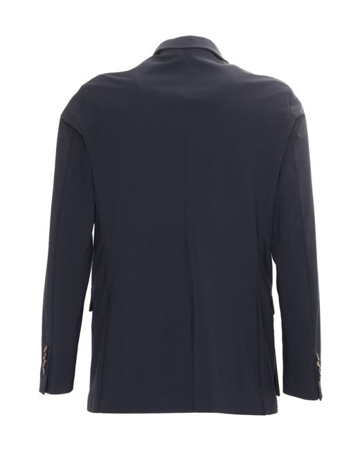 Rrd Blue Single-Breasted Tailored Jacket for men