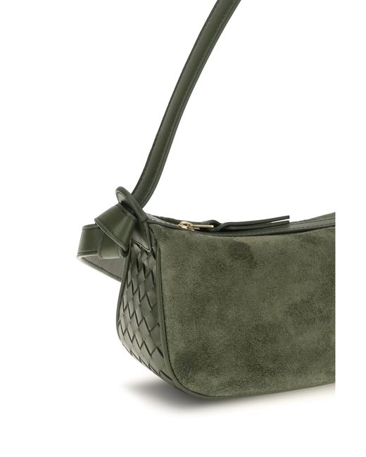 Bottega Veneta Green Nodo Shoulder Bag