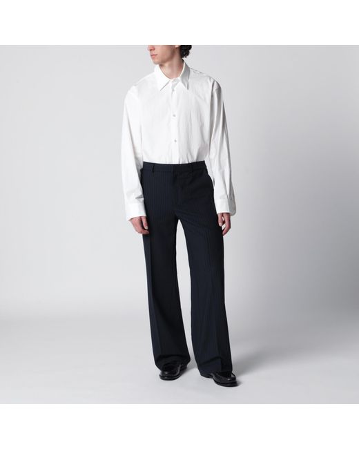 Séfr Black Casual Pants With Belt Loops for men