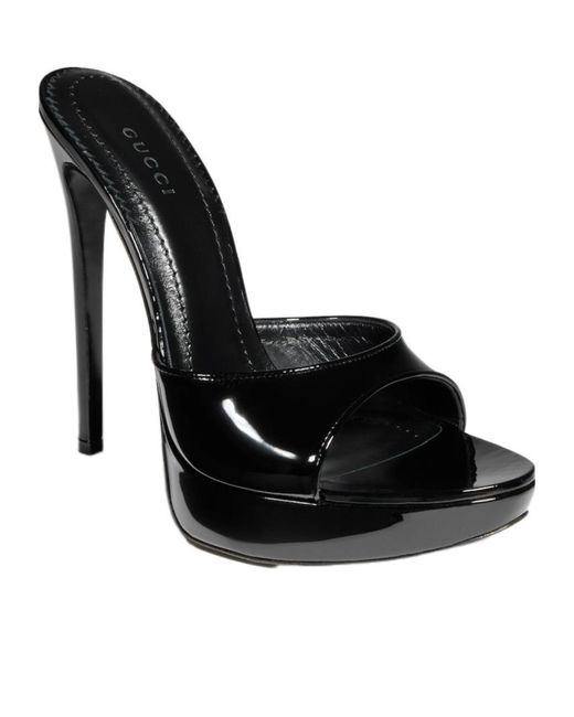 Gucci Black Sorbetto Slide Sandal