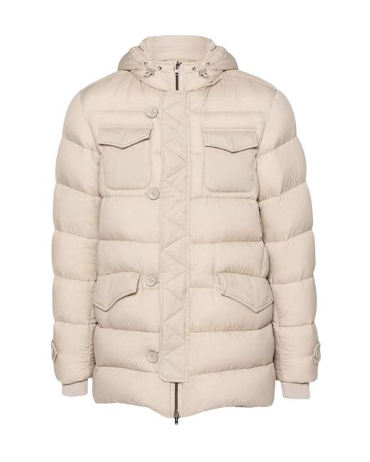 Herno Natural L'Eskimo Hooded Down Jacket for men