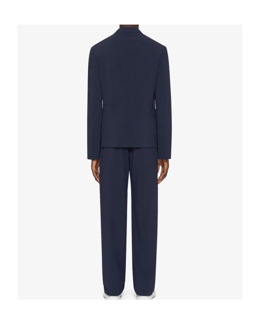 Givenchy Blue Button-Up Travel Jacket for men