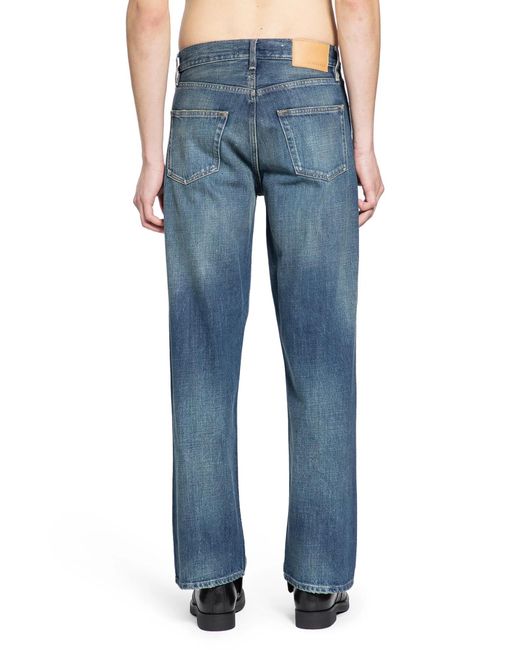 sunflower Blue Logo-Patch Denim Jeans for men