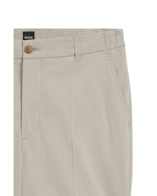 Boss Gray Belt Loop Shorts for men