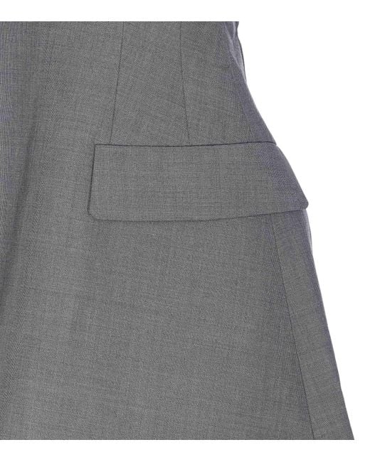 ShuShu/Tong Gray Shushu/Tong Scalloped Mini Dress