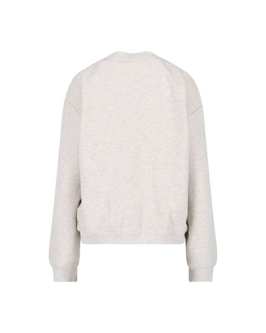 Low Classic White Button-Up Sweater