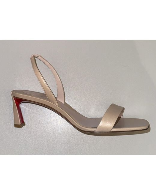 Christian Louboutin Black Open-Toe High-Heeled Sandals