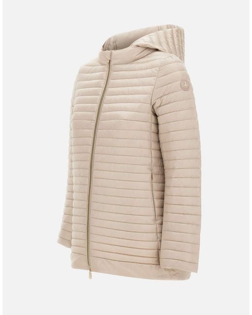 Save The Duck Natural Iris 22 Hooded Padded Coat