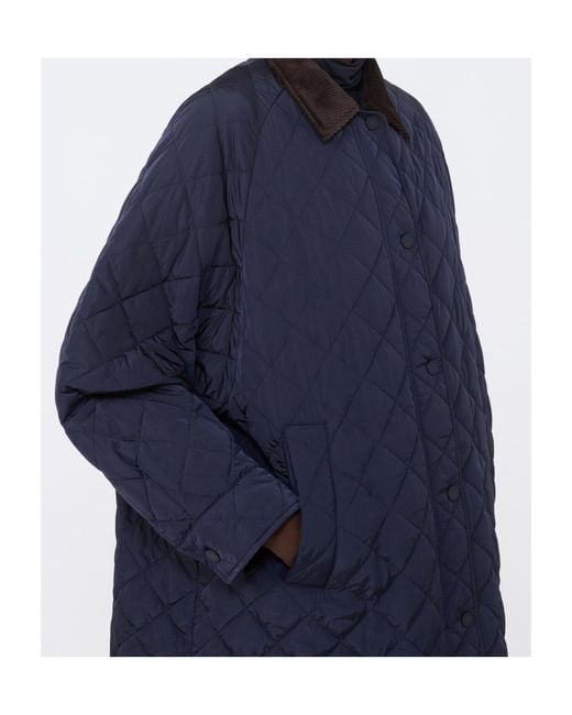Weekend by Maxmara Blue Long-Sleeved Cotton Jacket