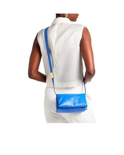 Marni Blue Medium Size Casual Crossbody Bag