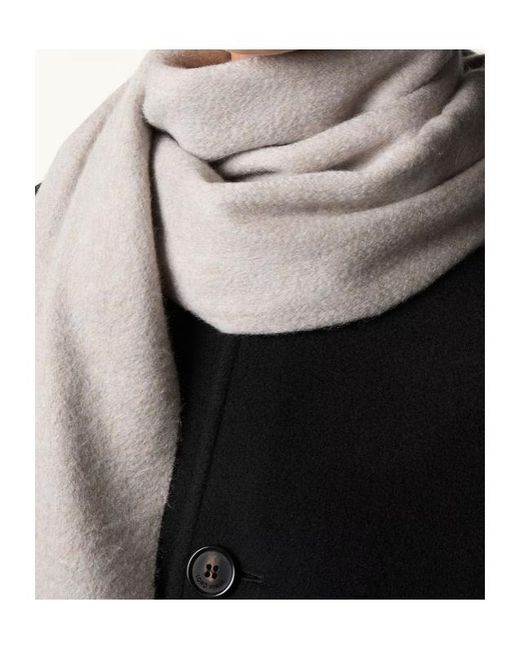 Loro Piana White Grande Unita Scarf