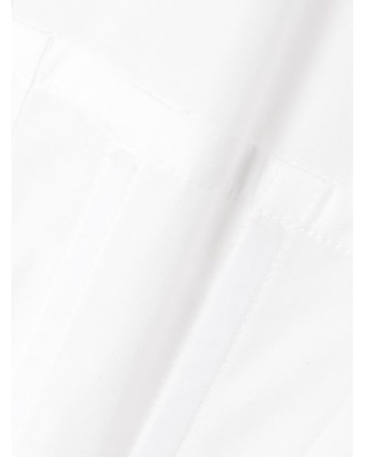 Gabriela Hearst White Long Sleeve Dress