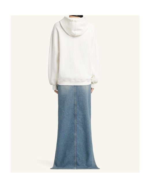 Courreges White Courrèges Oversized Hoodie
