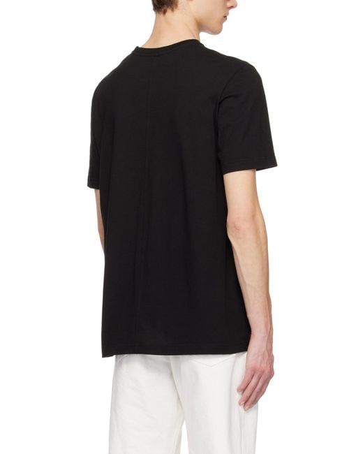The Row Black Luke T-shirt In Cotton for men