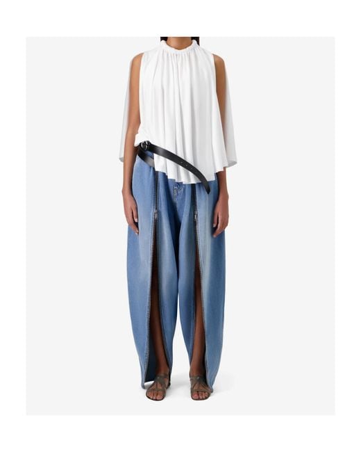 Coperni White Circle Top