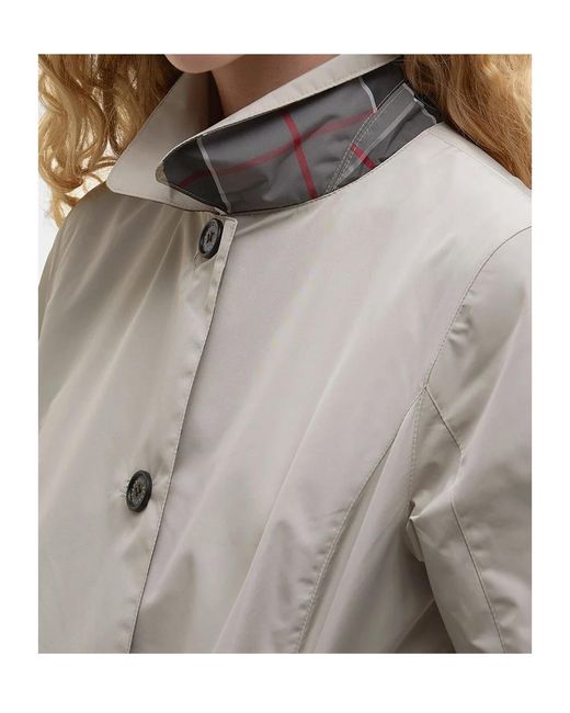 Barbour White Babbity Reversible Showerproof Jacket