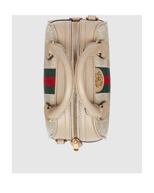 Gucci Metallic Ophidia Gg Mini Top Handle Bag