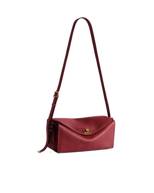 Balenciaga Red Le 7 Shoulder Bag Medium