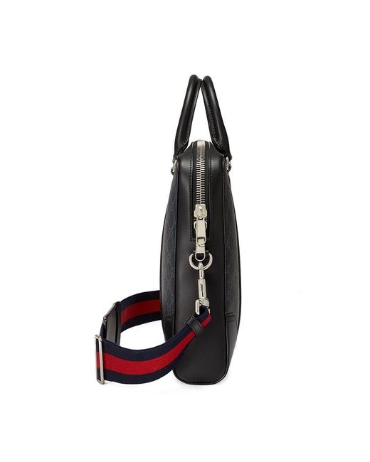 Gucci Black Gg Supreme Briefcase for men
