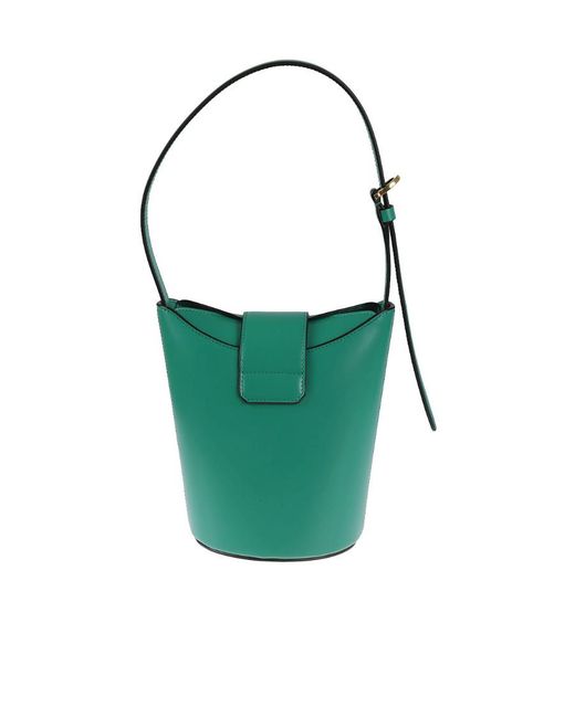 Ferragamo Green Bucket Handbag