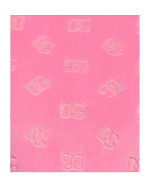 Dolce & Gabbana Pink Color Block Printed T-Shirt
