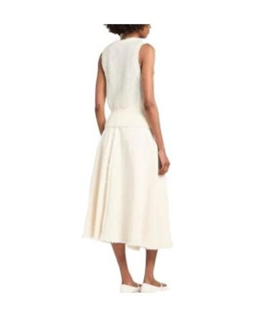 Ganni Natural Plain Colour Cardigans