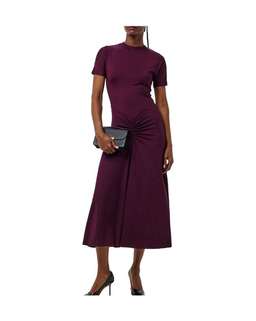 Victoria Beckham Purple A Line Dress