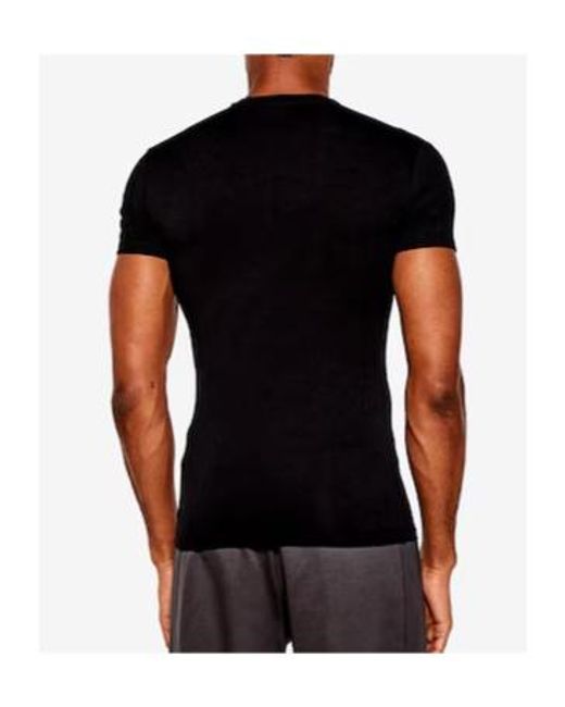 Emporio Armani Black Short Sleeve T-Shirt for men