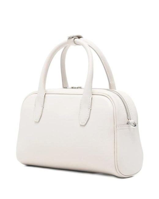 Amiri White Logo-Plaque Tote Bag