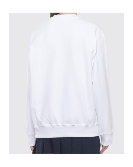 Casablanca White Casa Way Mountain Cotton Sweatshirt