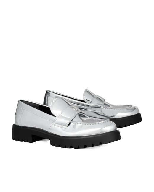 Tory Burch White Flat Shoes