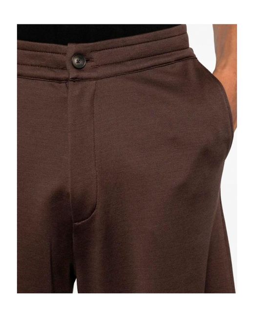 Herno Purple Logo Plaque Bermuda Shorts for men
