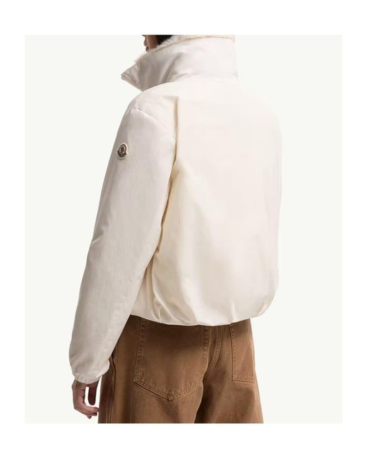 Moncler White Removable Down Filling Jacket