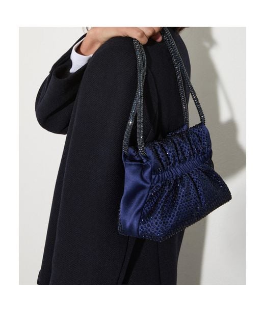 MAX&Co. Blue Rhinestone Shoulder Bag