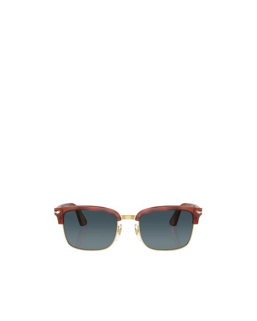 Persol Blue Geometric Frame Sunglasses for men