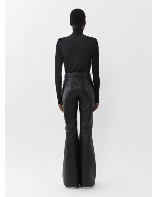 Chloé Black Chloé High-Neck Knitted Jumper