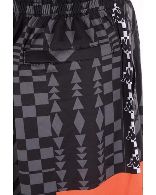 Marcelo Burlon Blue County Of Milan X Kappa Bermuda Shorts for men