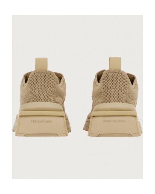 Ferragamo Natural Nima Low-Top Sneakers for men