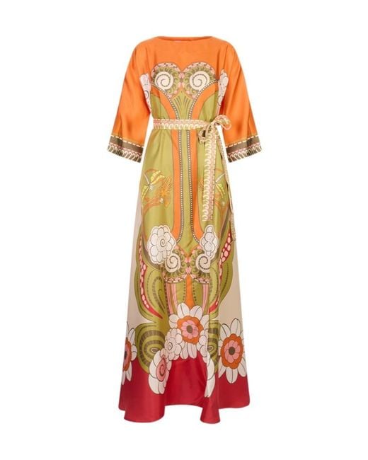 LaDoubleJ Orange La Doublej Muumuu Dress