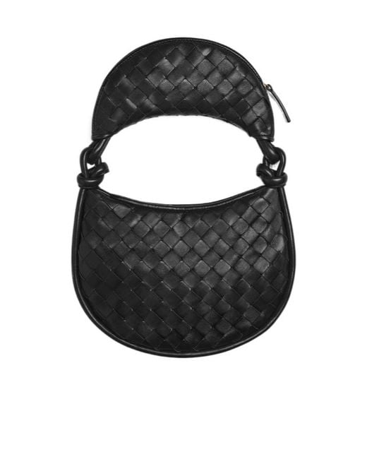 Bottega Veneta Black Gemelli Small Shoulder Bag