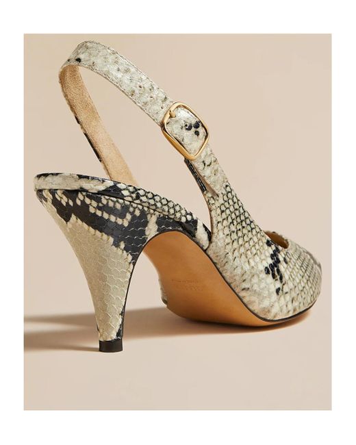 Khaite Metallic River Python Printed Pumps