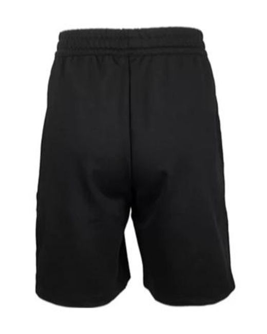 EA7 Black Elastic Waist Shorts for men